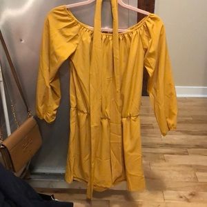 Off the shoulder romper